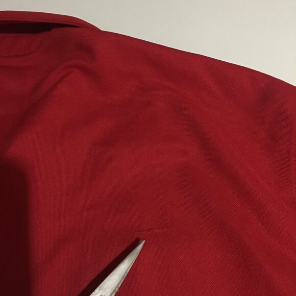 Chick-Fil-A Employee Uniform Workwear Polo Shirt Men's Large Red - Picture 6 of 10